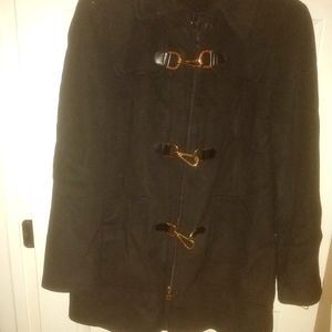 CALVIN KLEIN Woman's Black Coat